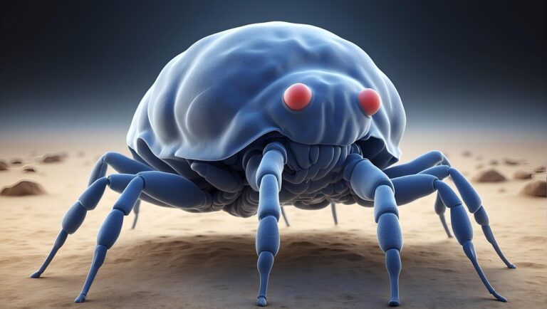 ai generated, mites, bed bug, arachnid, gruesome, dust, abstract tumila